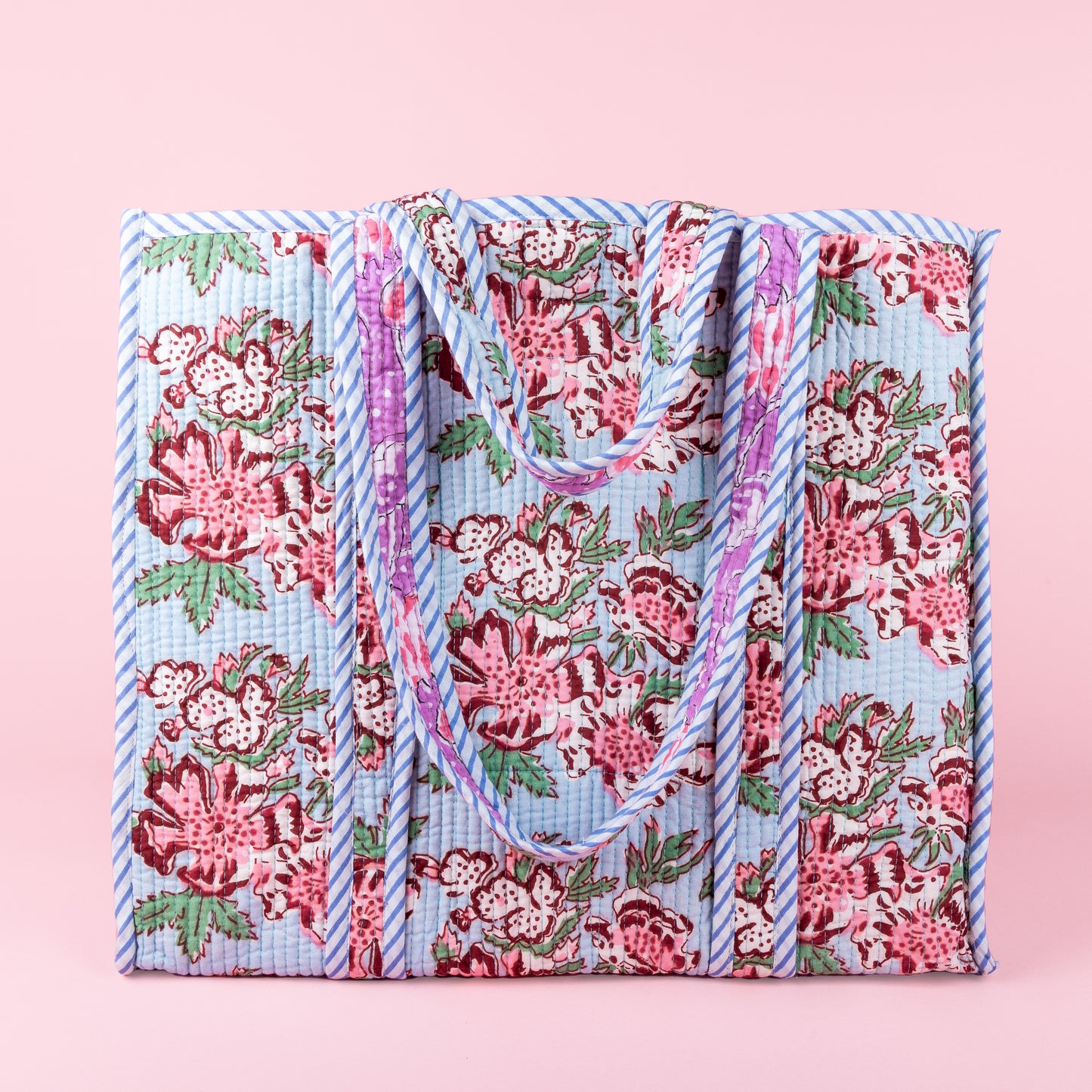 Tote Bag - Light blue - Lilac - No.11