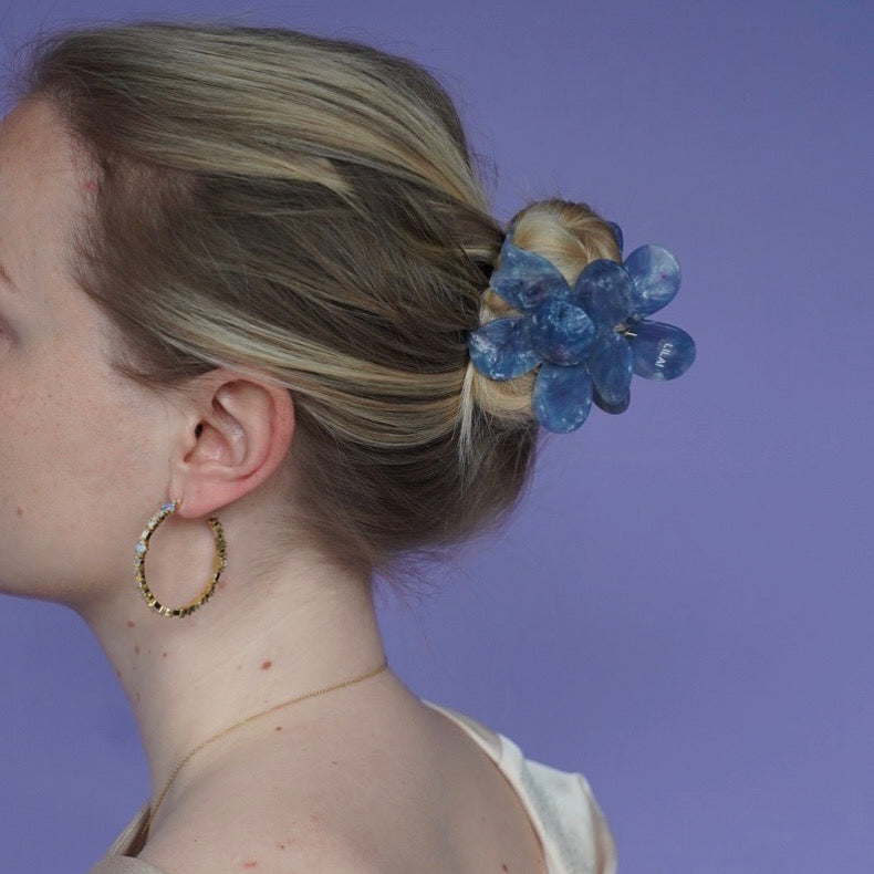 Hair Clips Flowers Ocean