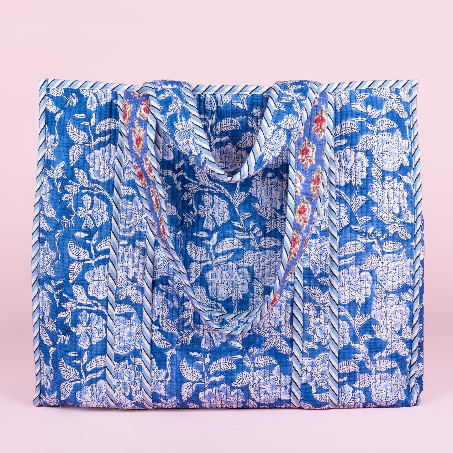 Tote bag - Blue - Zipper - No.3