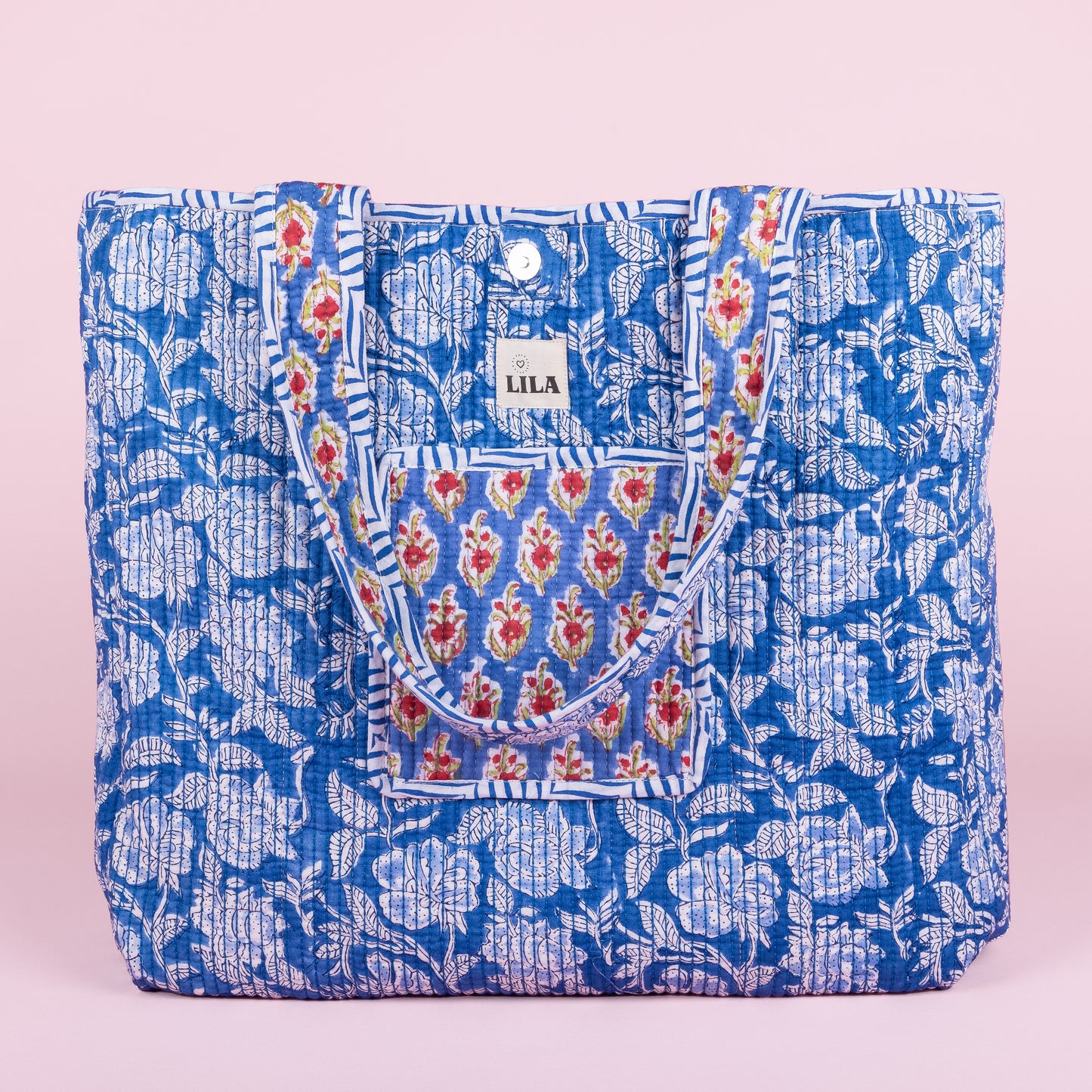 Pre-order Tote bag - Blue - Zipper - No.25