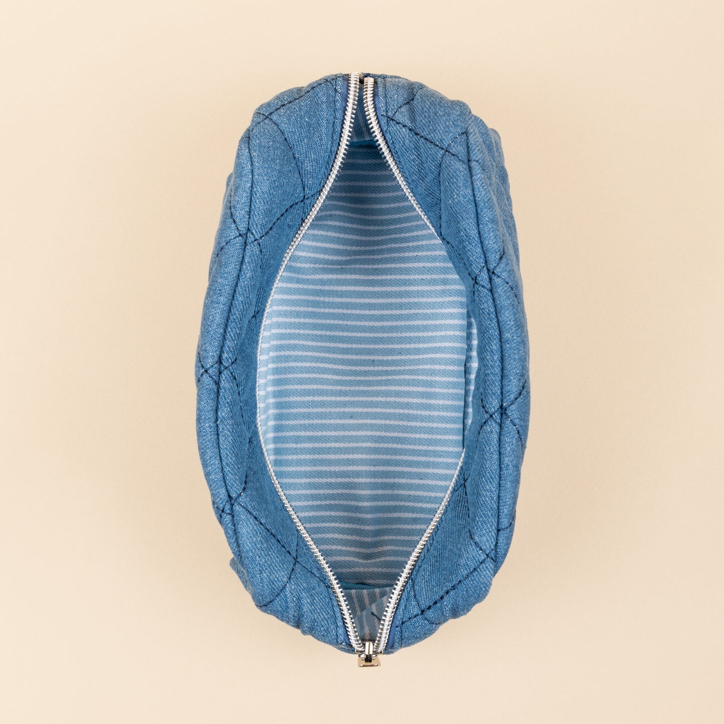 Recycled - toilettas setje - Jeans - Blauw