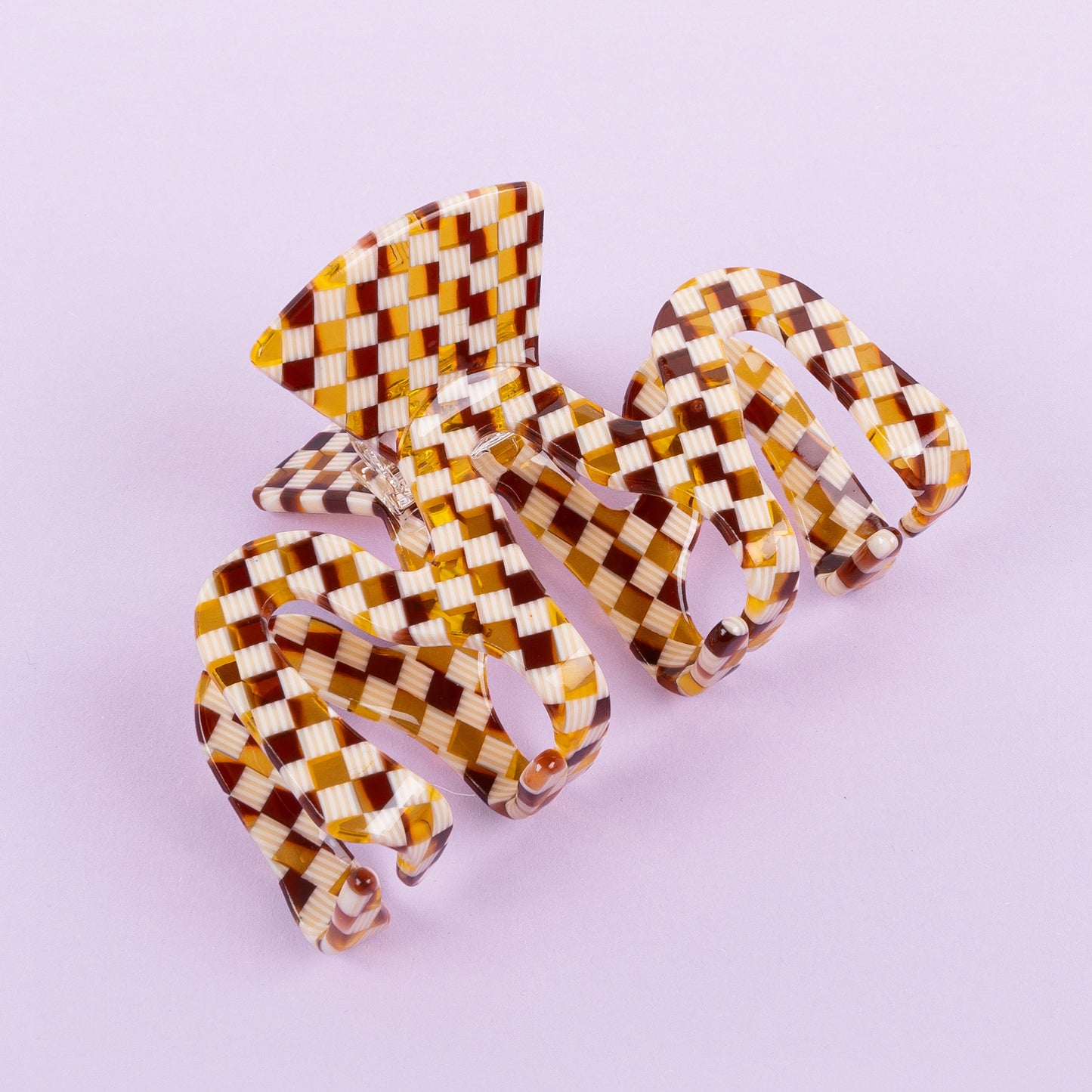 Pre-order- Hairclip Chessboard