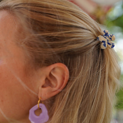 <tc>Pinza para el pelo Flor Delft Azul-pequeño</tc>