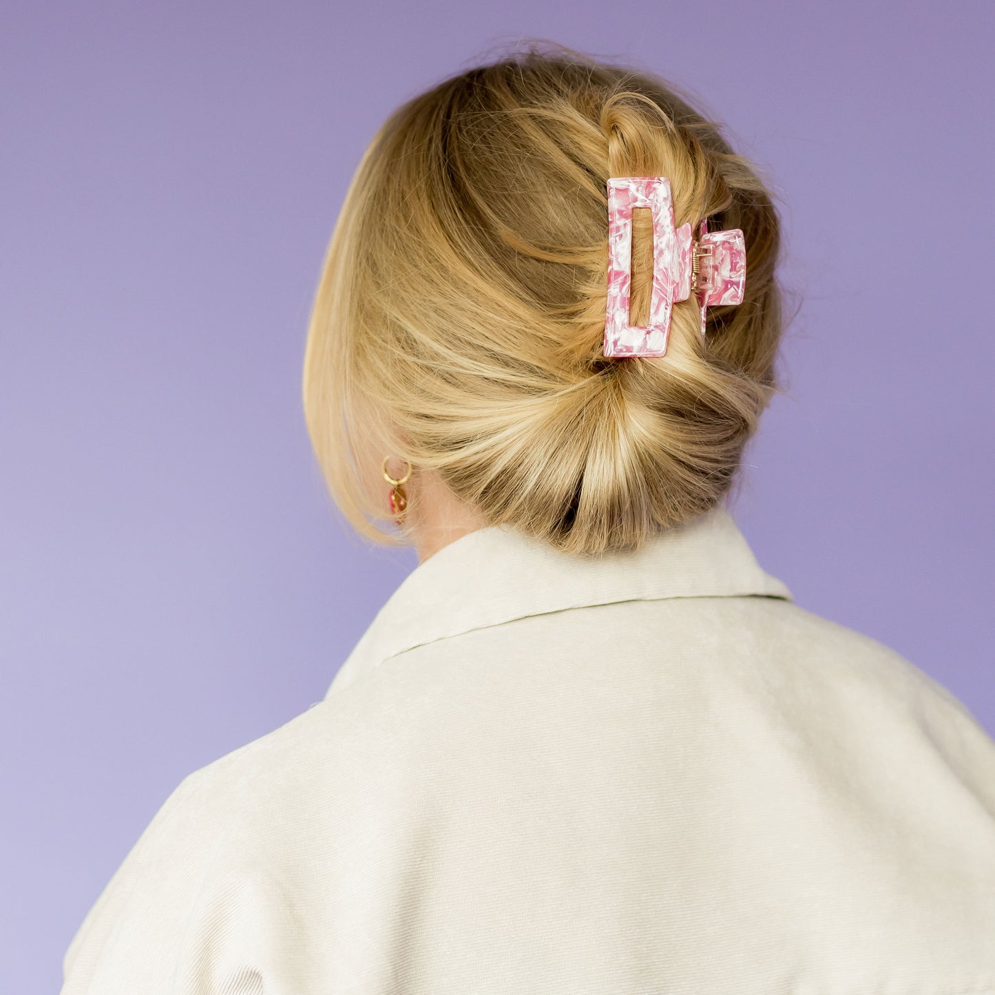 Haarclip Rosé