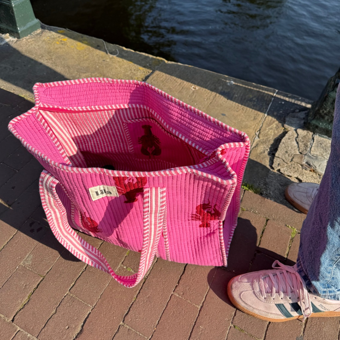 Tote bag - Lobster - Zipper - No.2