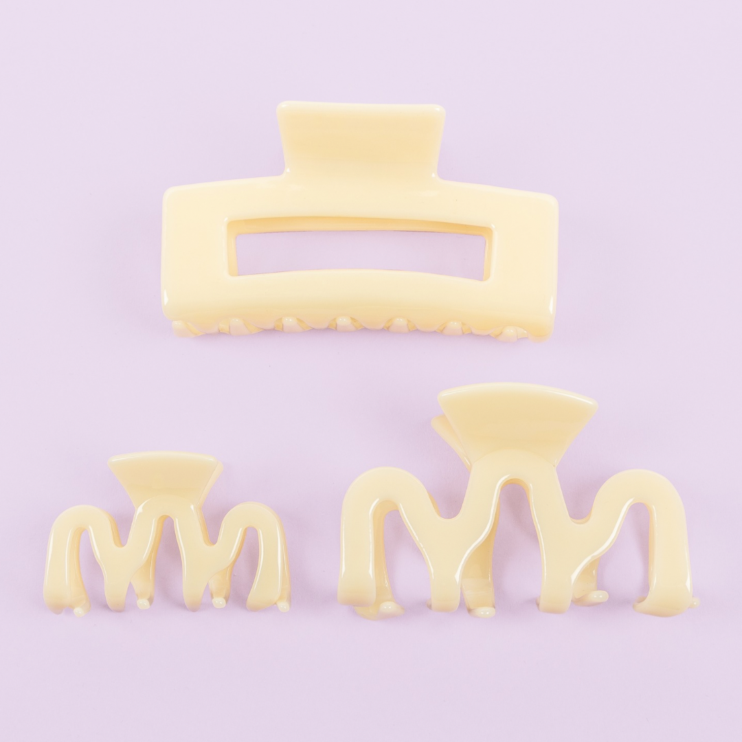 Trio de beurre haarclips
