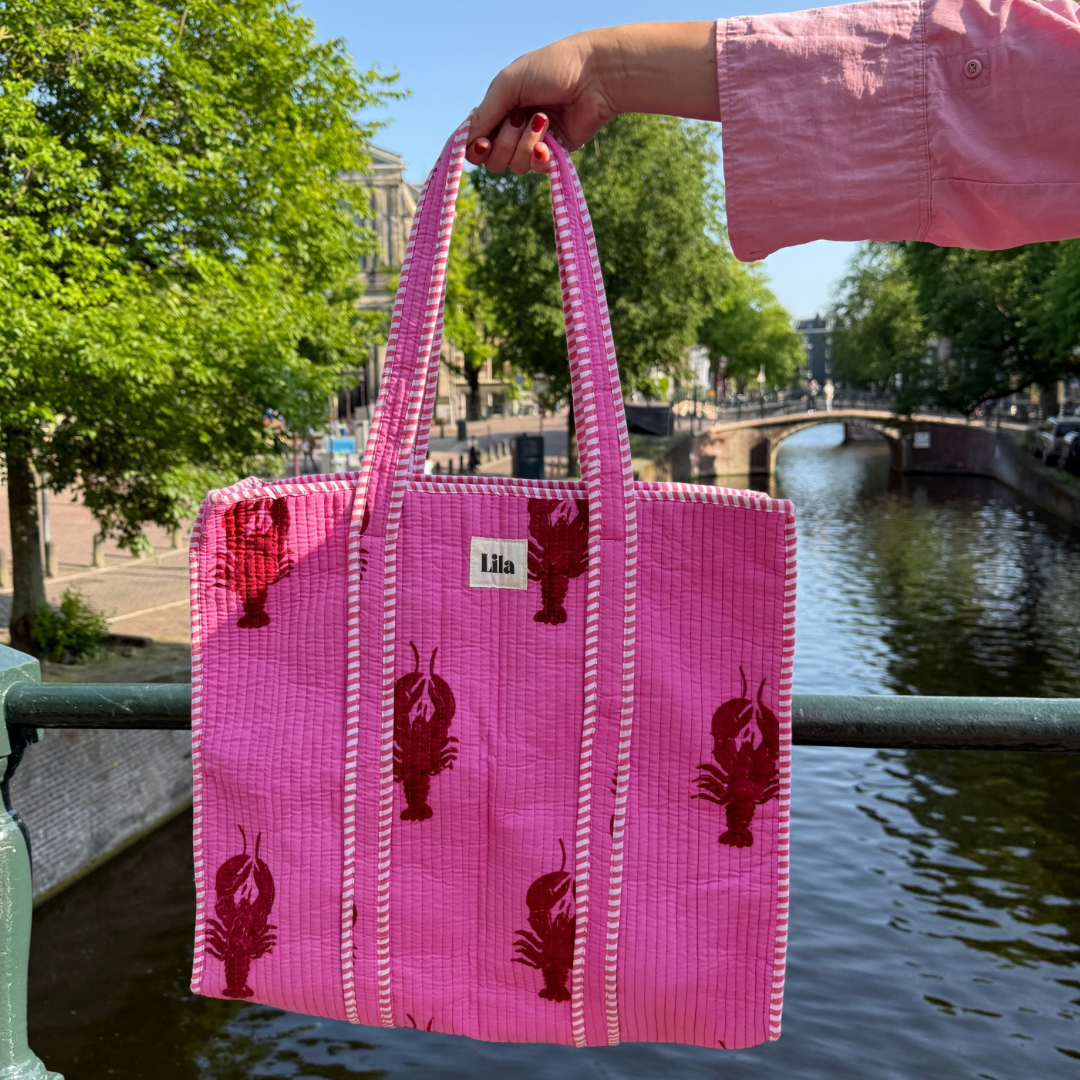 Tote bag - Lobster - Zipper - No.2