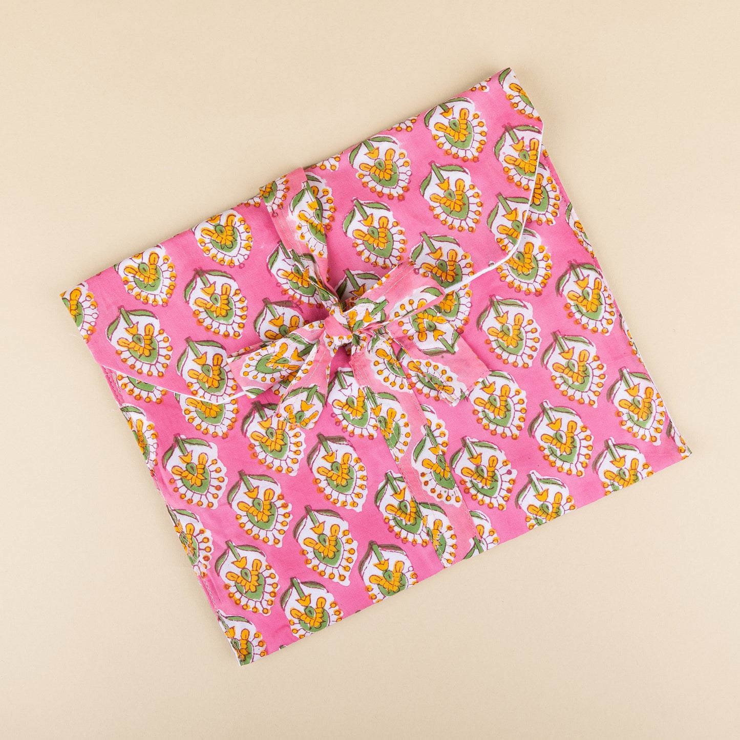 Tote Bag - Pink - Green - No.8