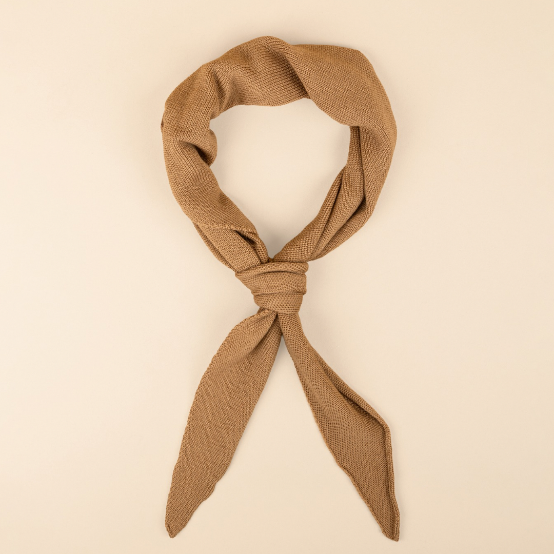 Triangle Sjaal - Camel - klein