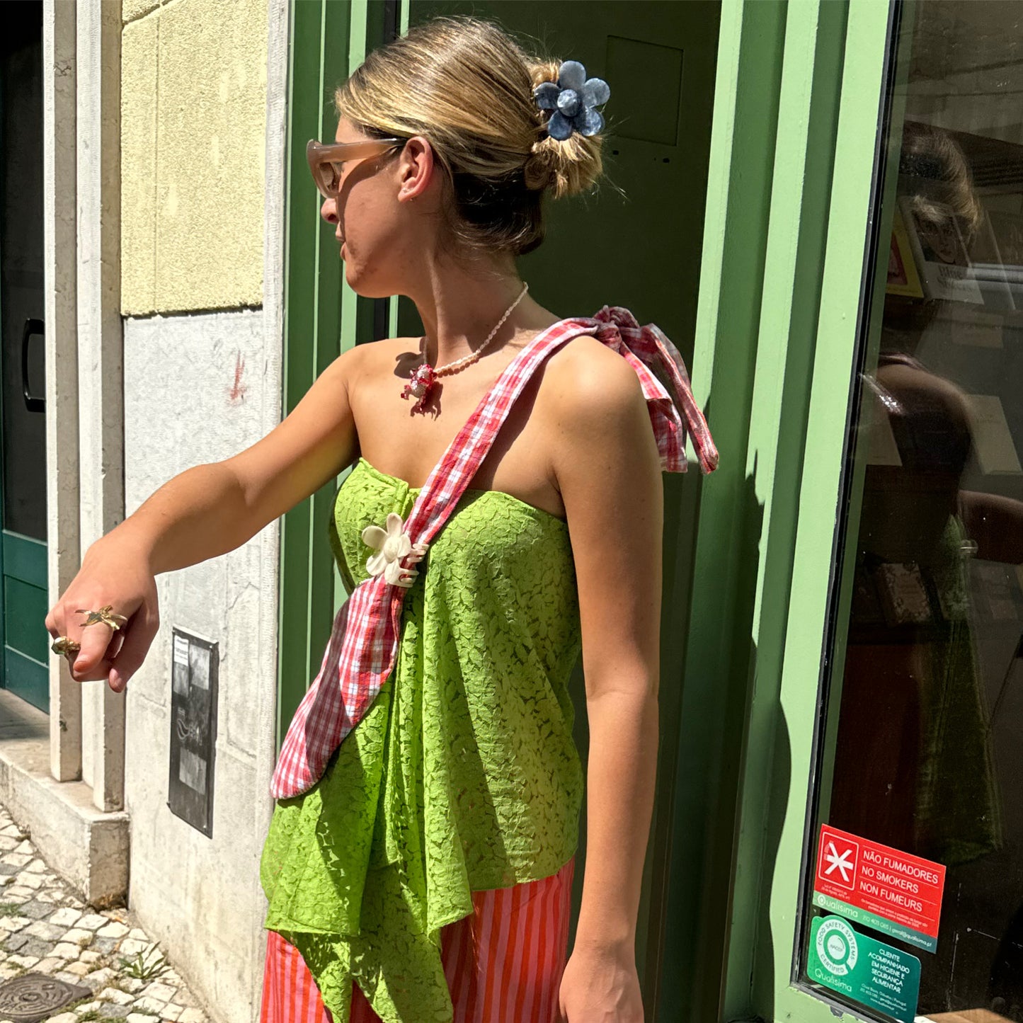 Hair Clips Flowers Ocean