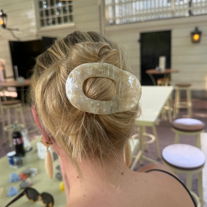 Platte haarclip - Zomerzon