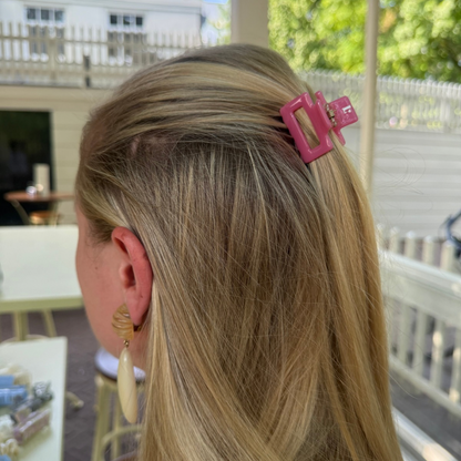 Haarclip Roze Wolk