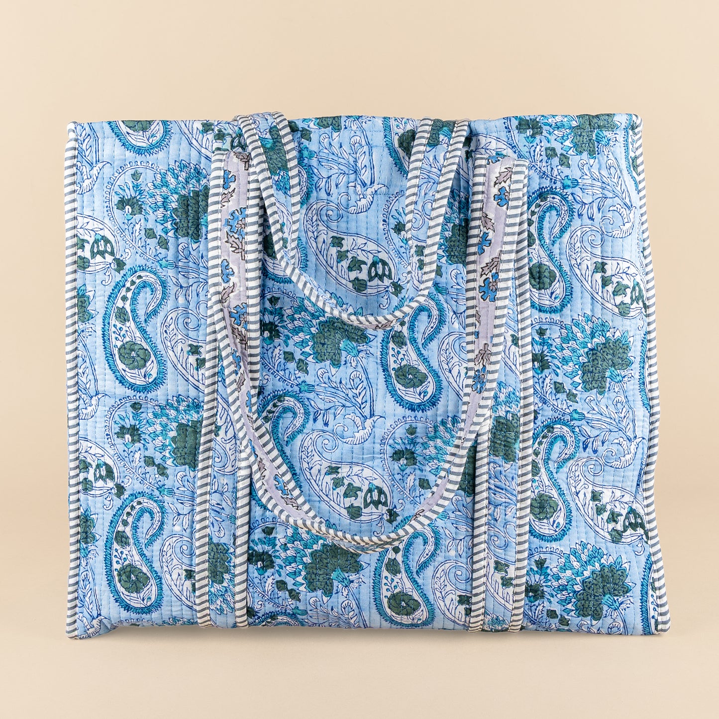 Tote Bag - Light blue - Gray - No.21