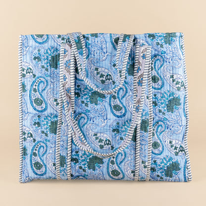 Tote Bag - Light blue - Gray - No.21