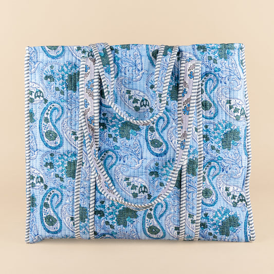 Tote Bag - Light blue - Gray - No.21