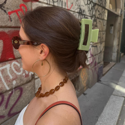 Haarclip pistacho