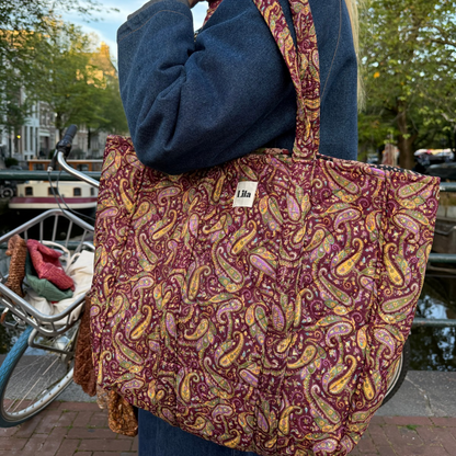 Upcycle tote - no.1 - inclusief toilettas