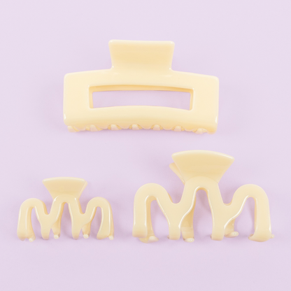 Trio de beurre haarclips
