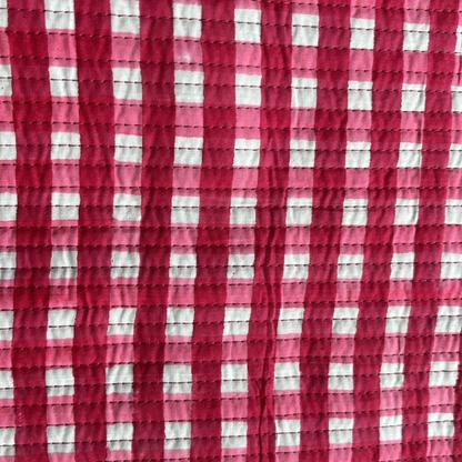 Tote Bag - Gingham - Pink - Ritens -NO.9