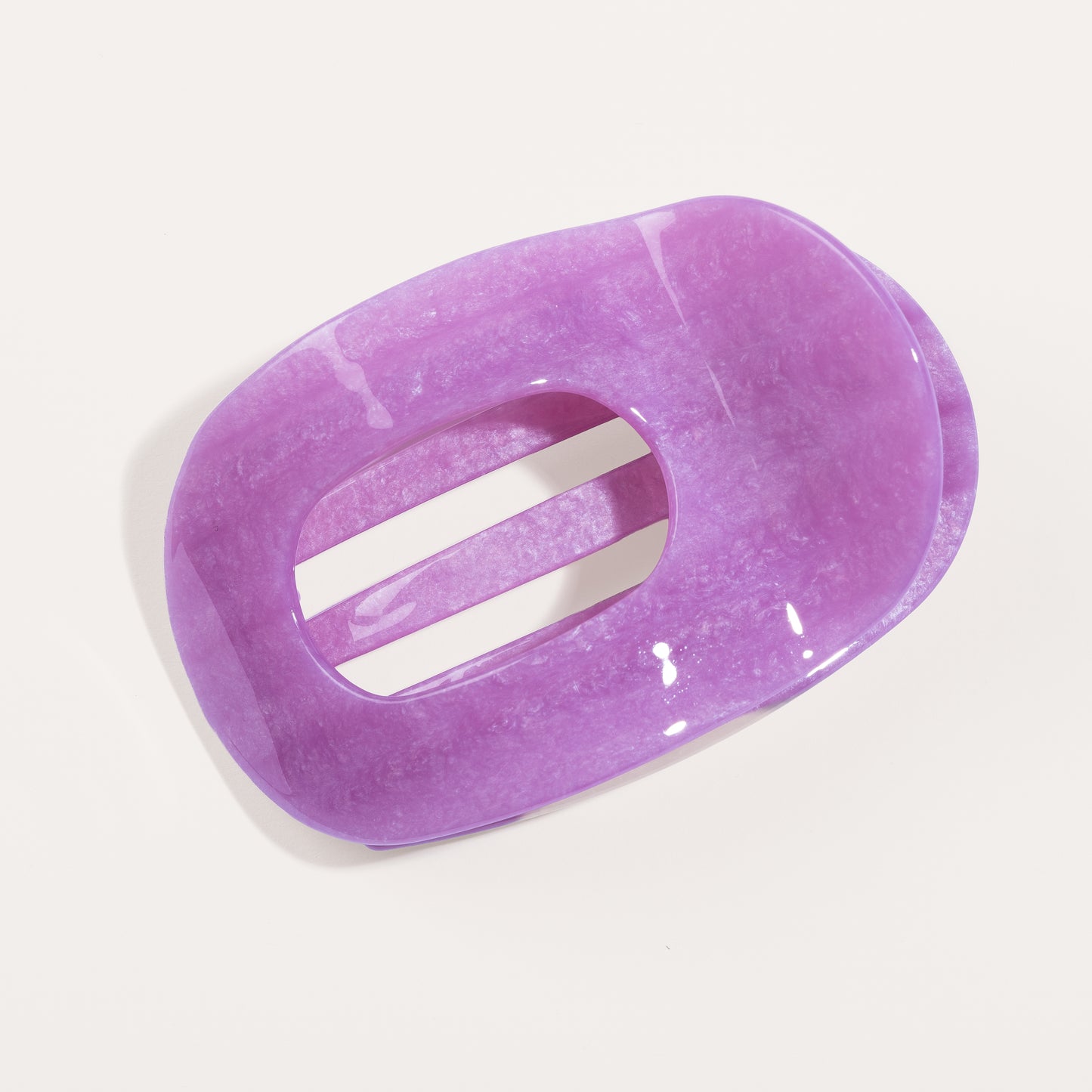 Platte haarclip Viooltje