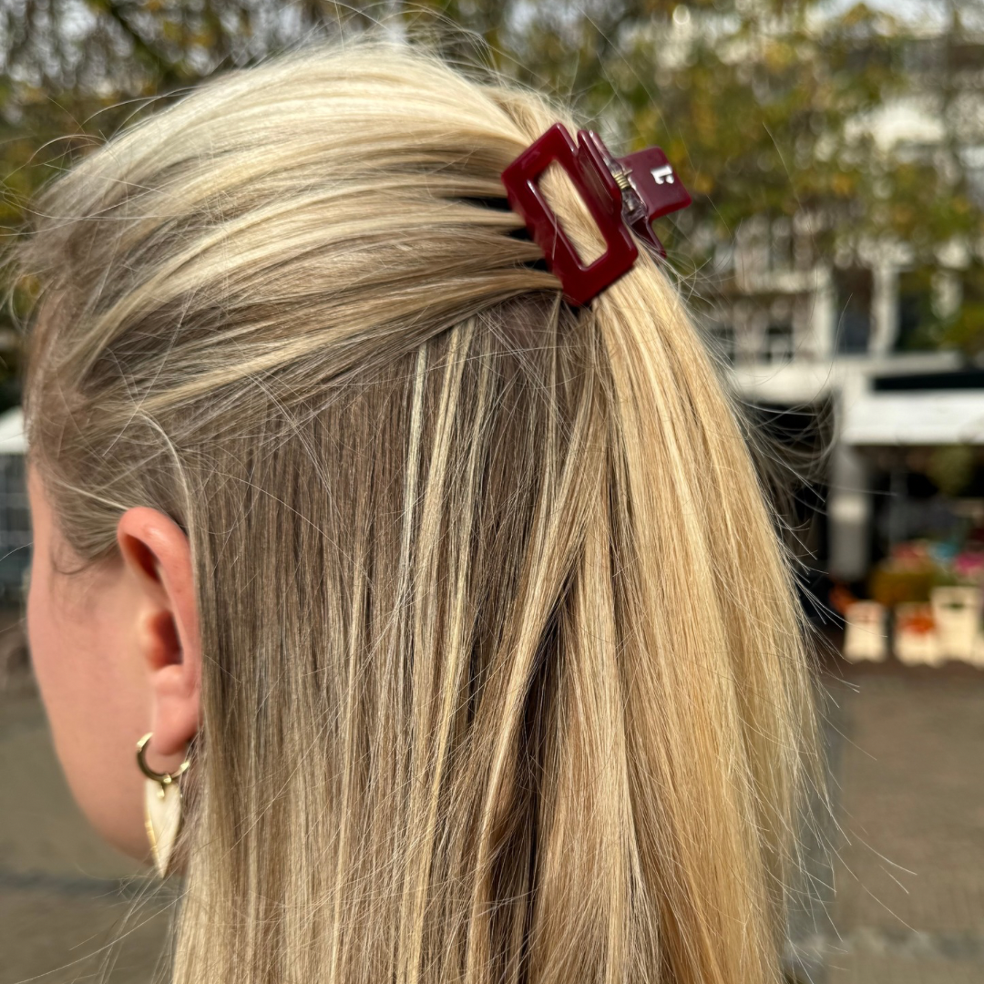 Haarclip Burgundy