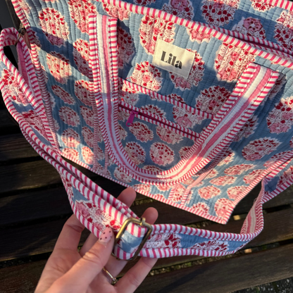 Organised Tote - Blauw - Roze - no.3