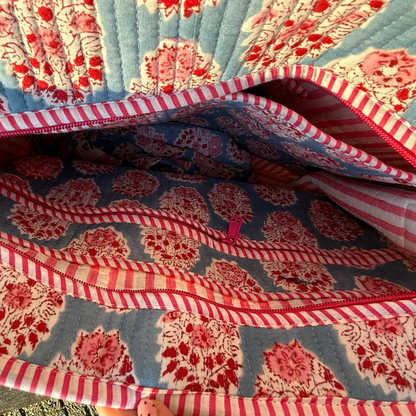 Organised Tote - Blauw - Roze - no.3