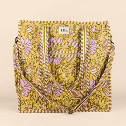 Organised Tote - Flower - Inclusief toilettas- No.5