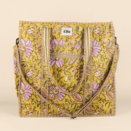 Organised Tote - Flower - Inclusief toilettas- No.5