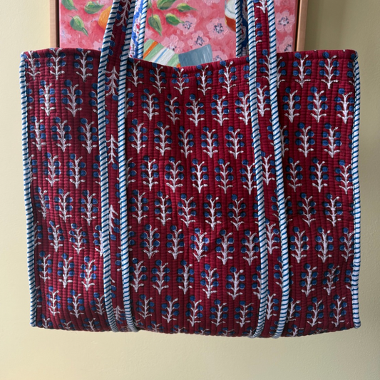 Tote bag - Burgundy - No.14