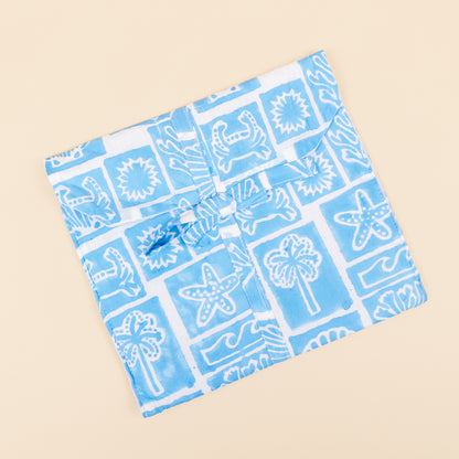 Tote Bag - Rits - Blue - Beach - No.2