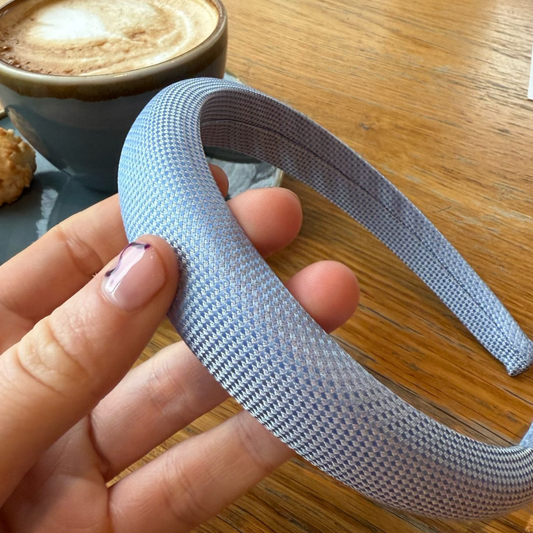 Stropdas haarband- Baby blauw