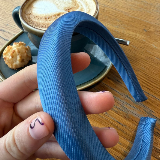 Binden Sie Haarband Denim